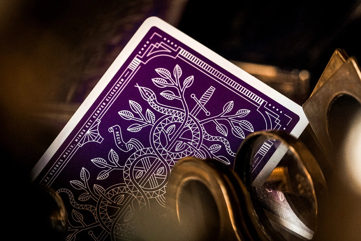 Theory 11 Monarchs Playing Cards - Purple