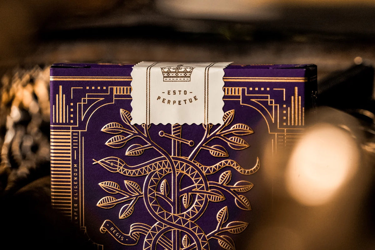 Theory 11 Monarchs Playing Cards - Purple