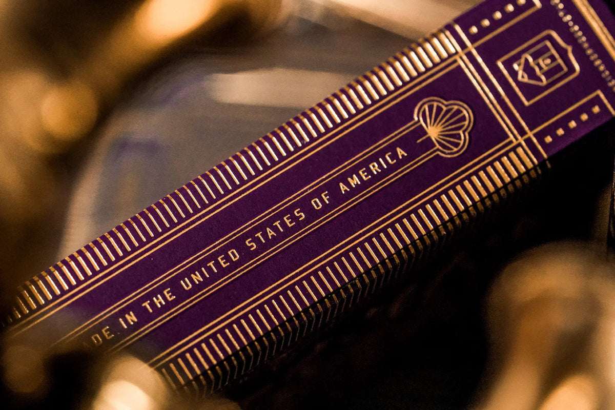 Theory 11 Monarchs Playing Cards - Purple