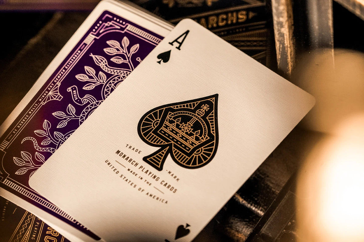 Theory 11 Monarchs Playing Cards - Purple