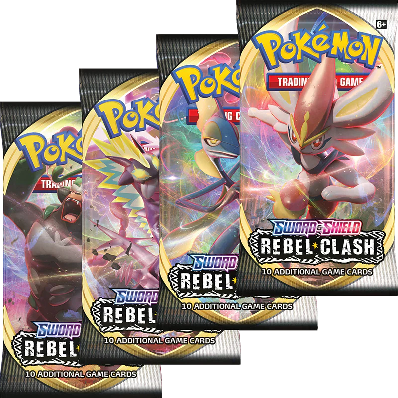 Pokemon TCG: Sword and Shield Rebel Clash Booster Pack (1 Random pack)