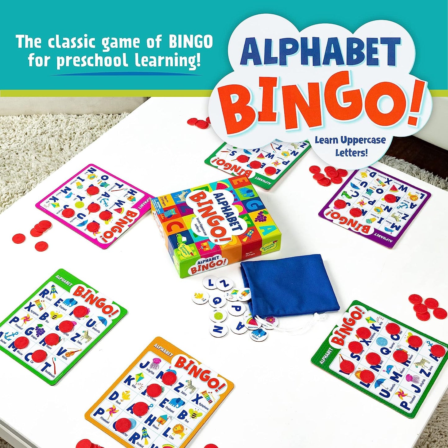 ALPHABET BINGO BOARD GAME - GamesLand Canada