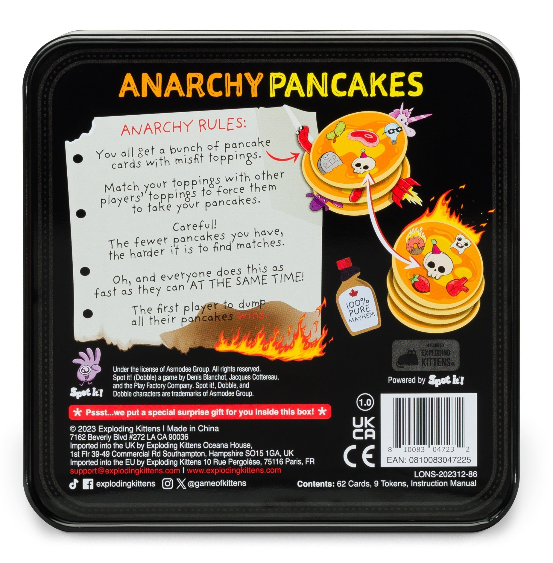 ANARCHY PANCAKES TIN EDITION - GamesLand Canada