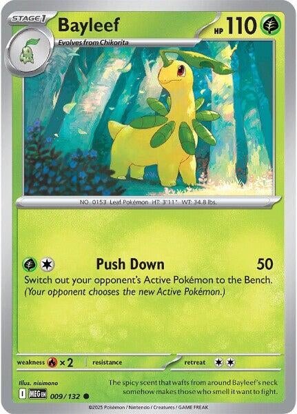 Bayleef (009/132) (ME01: Mega Evolution) (MEG) - GamesLand Canada