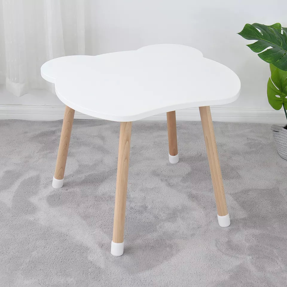 Bear Table and Chair Set - White - GamesLand Canada