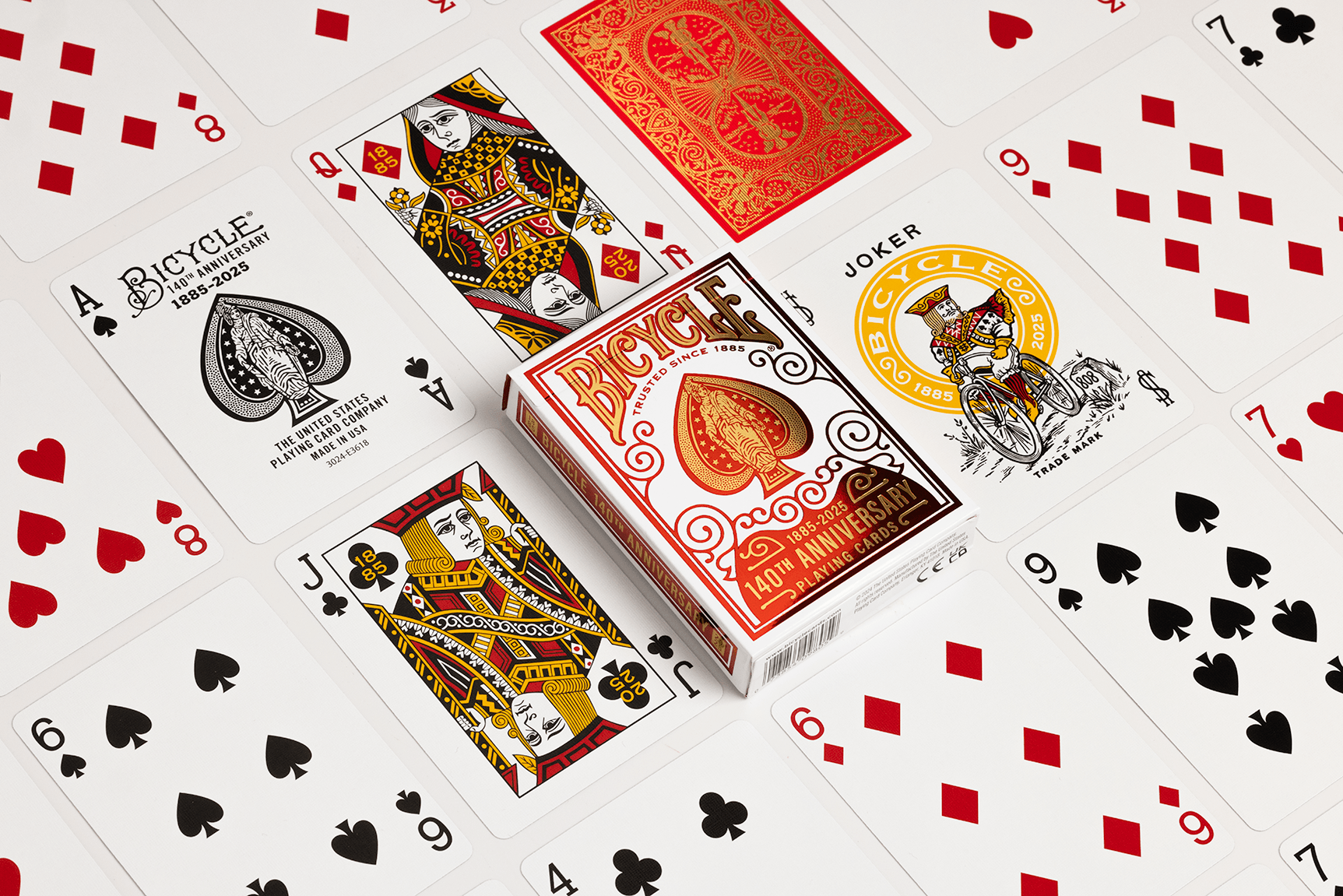 Bicycle 140th Anniversary Playing Cards - GamesLand Canada