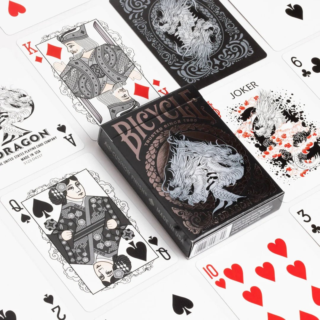 Bicycle Black Dragon Playing Cards - GamesLand Canada