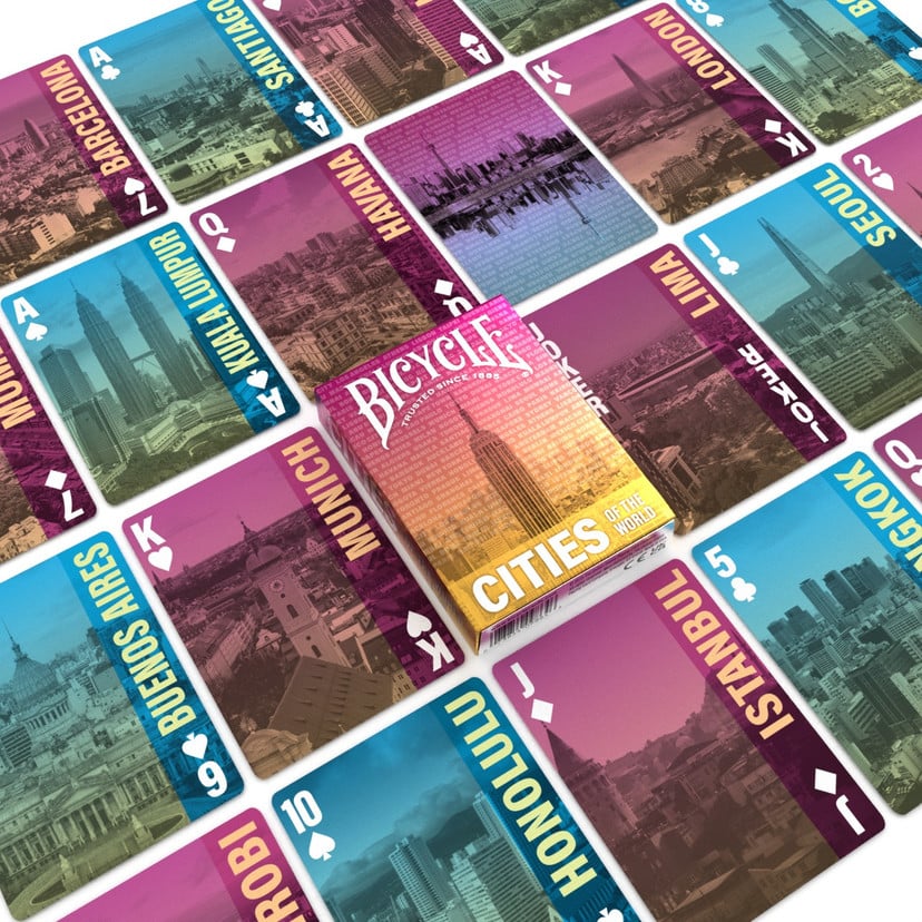 Bicycle Cities of the World Playing Cards - GamesLand Canada