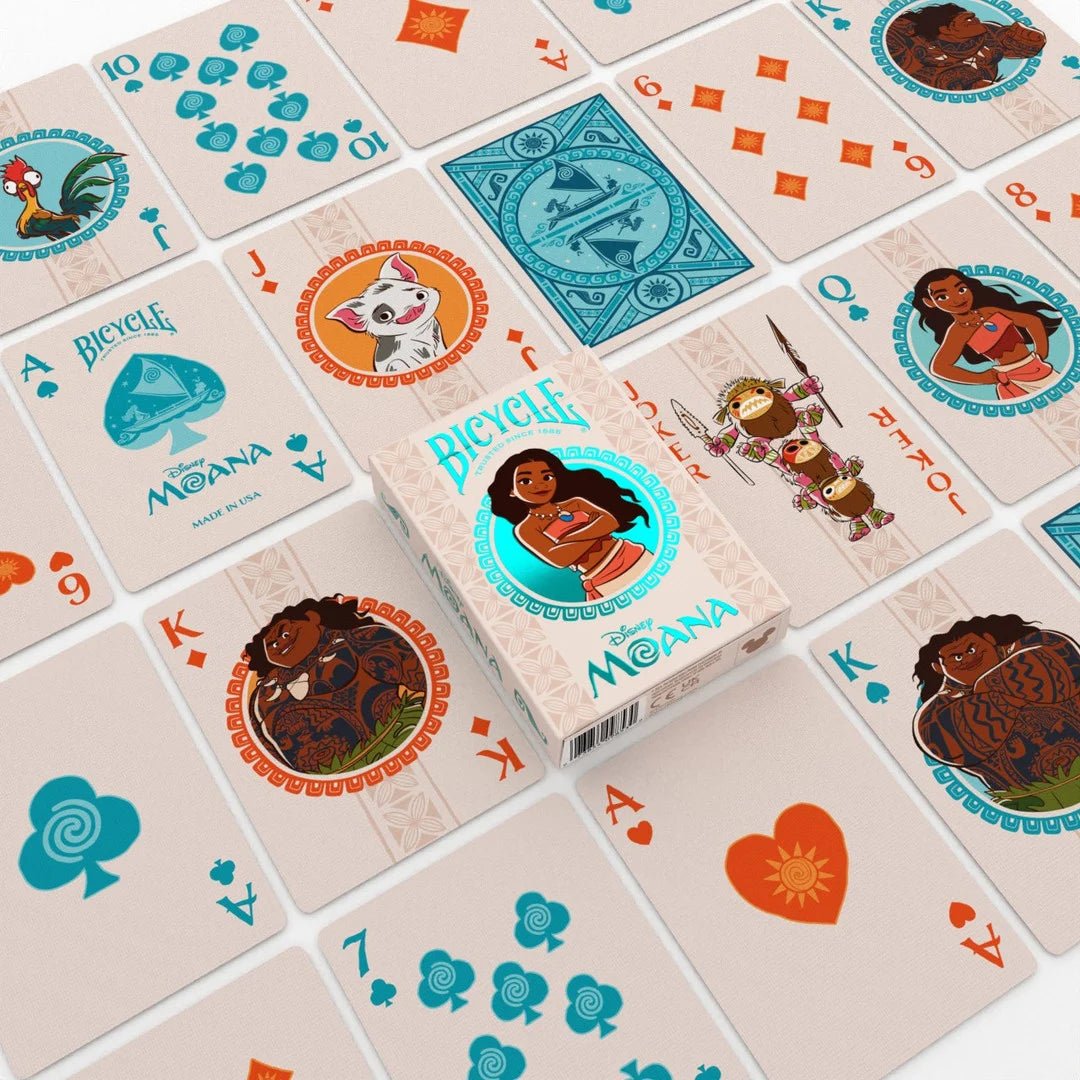 Bicycle Disney Moana Inspired Playing Cards - GamesLand Canada