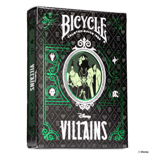 BICYCLE Disney Villains Inspired Playing Cards - Green - GamesLand Canada