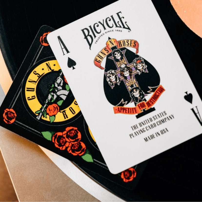 Bicycle Guns N' Roses Playing Cards - GamesLand Canada