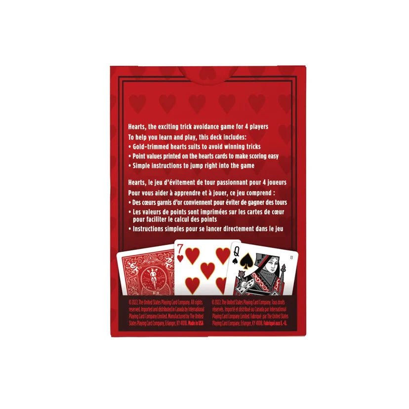 Bicycle Hearts Playing Cards - GamesLand Canada