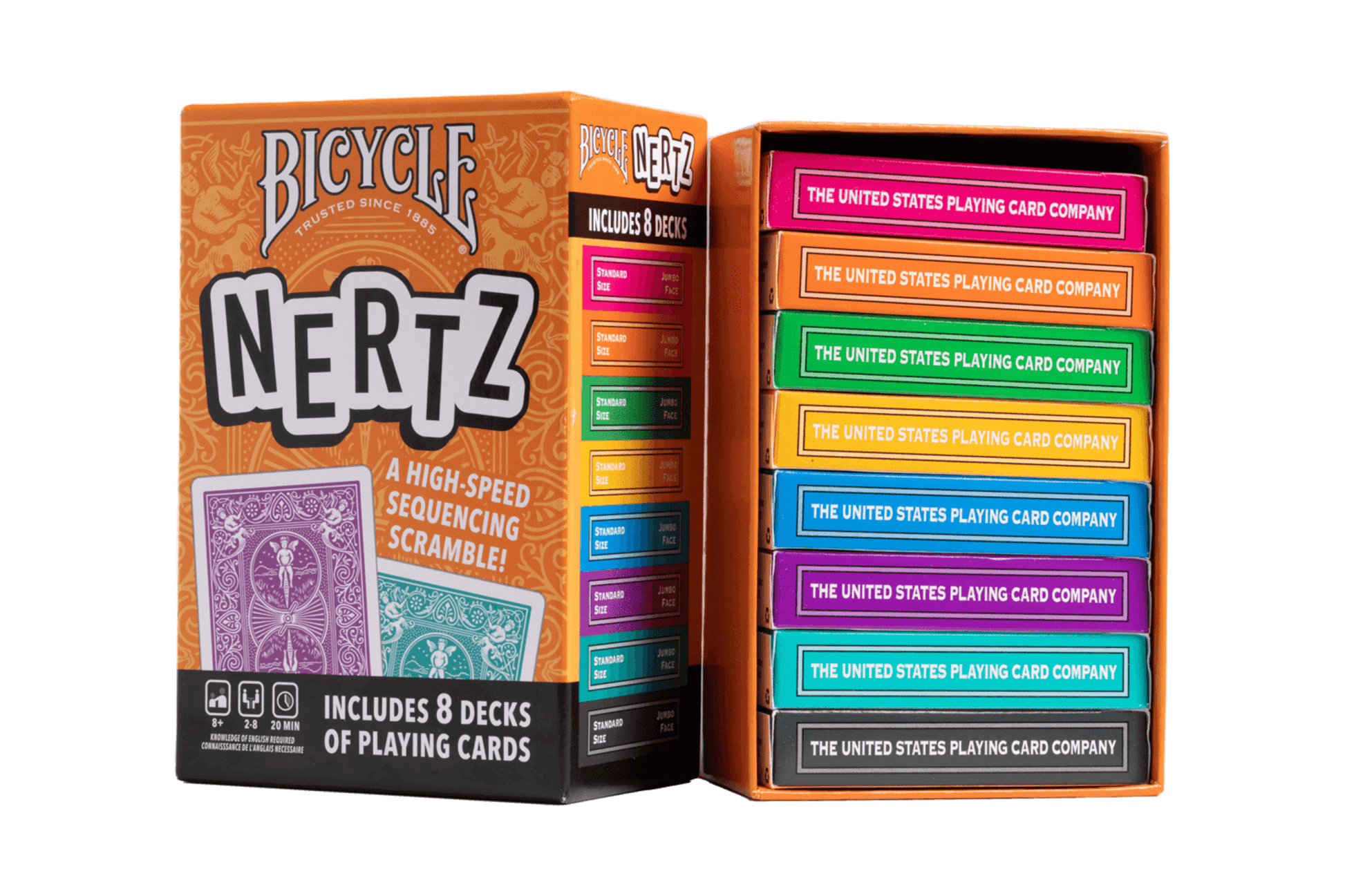 Bicycle Nertz, 8 Pack - GamesLand Canada