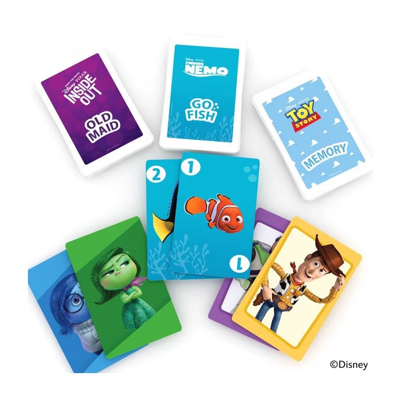 BICYCLE - PIXAR Old Maid Go Fish Memory - GamesLand Canada