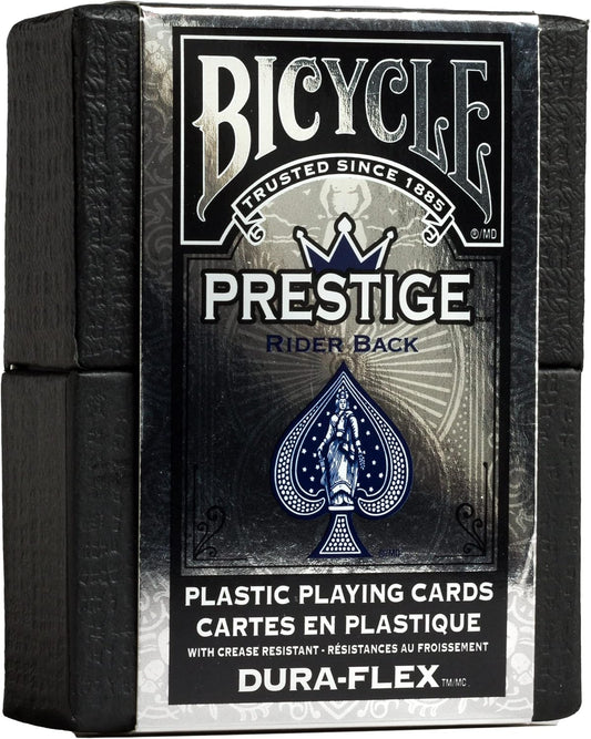 Bicycle Plastic Dura - Flex Prestige Playing Cards - Blue - GamesLand Canada