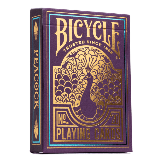 Bicycle Purple Peacock Playing Cards - GamesLand Canada