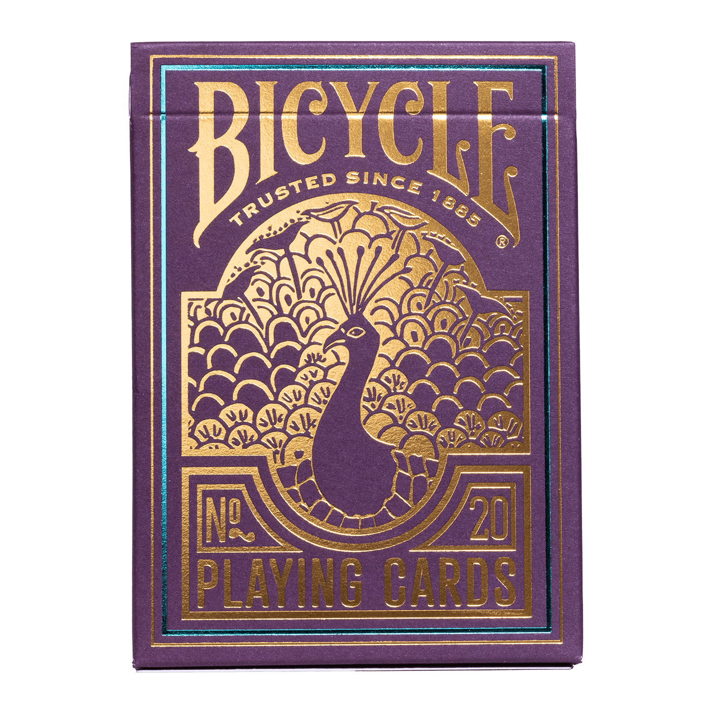 Bicycle Purple Peacock Playing Cards - GamesLand Canada