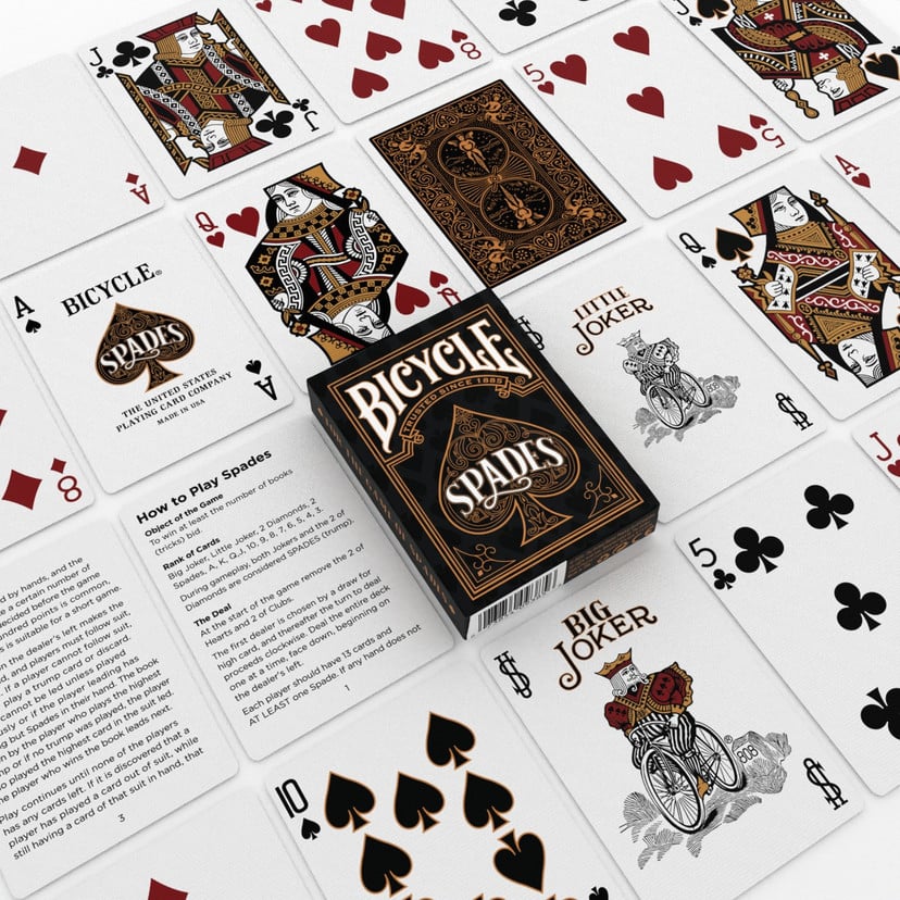 Bicycle Spades Playing Cards - GamesLand Canada
