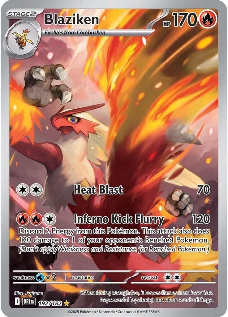 Blaziken (192/182) (SV10: Destined Rivals) (DRI) - GamesLand Canada