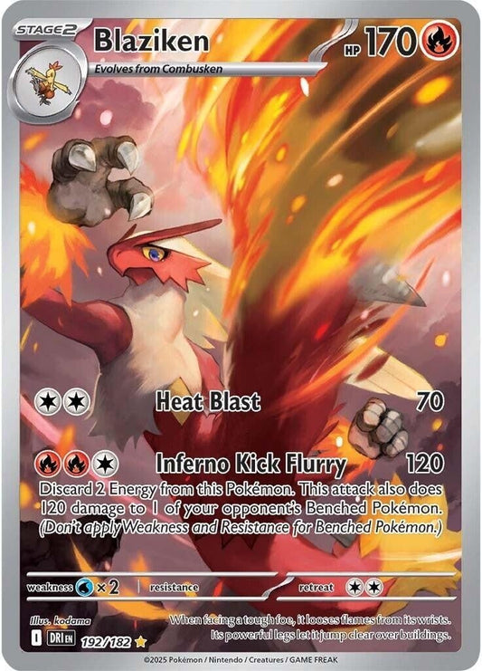 Blaziken (192/182) (SV10: Destined Rivals) (DRI) - GamesLand Canada