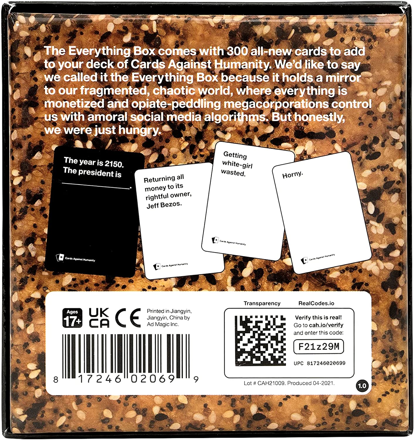 CARDS AGAINST HUMANITY: EVERYTHING BOX - GamesLand Canada