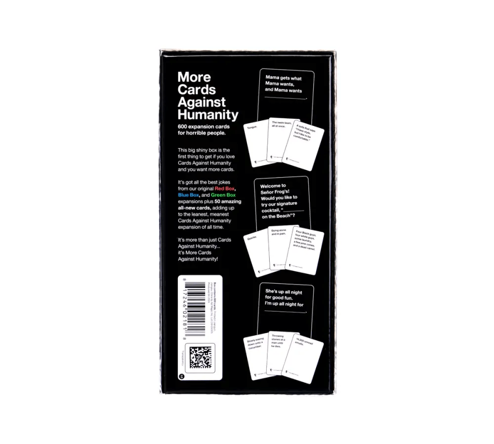 CARDS AGAINST HUMANITY: MORE CARDS AGAINST HUMANITY - GamesLand Canada