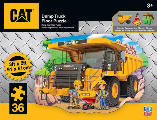 CAT: Dump Truck Giant Floor Puzzle - GamesLand Canada