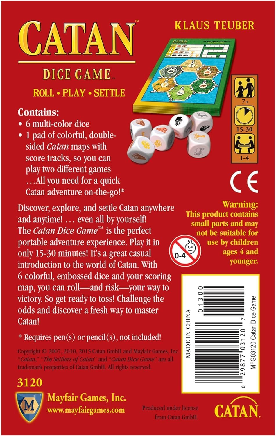 CATAN - The Dice Game - GamesLand Canada