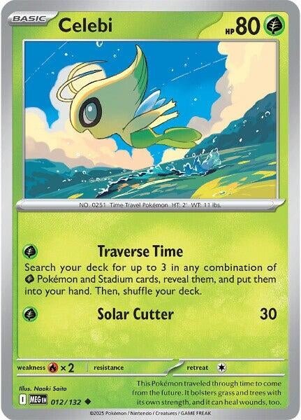 Celebi (012/132) (ME01: Mega Evolution) (MEG) - GamesLand Canada