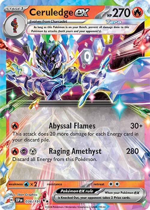 Ceruledge ex (036/191) (SSP) - GamesLand Canada