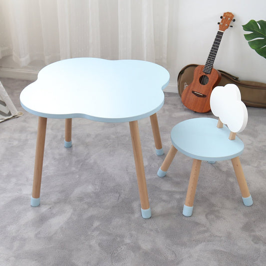 Cloud Table and Chair Set - Sky Blue - GamesLand Canada
