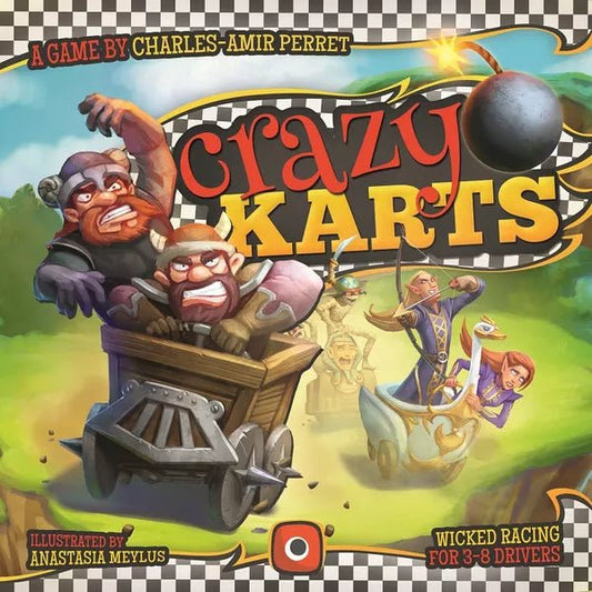 CRAZY KARTS BOARD GAME - GamesLand Canada
