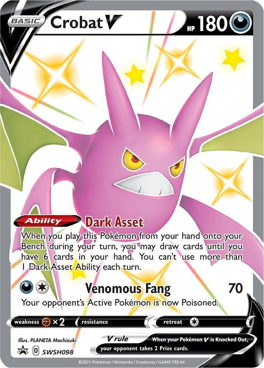 Crobat V - SWSH098 (SWSH098) (SWSH: Sword & Shield Promo Cards) (SWSD) - GamesLand Canada