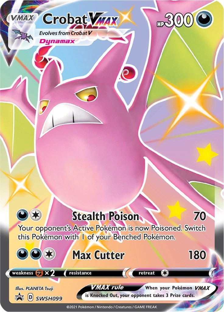 Crobat VMAX - SWSH099 (SWSH099) (SWSH: Sword & Shield Promo Cards) (SWSD) - GamesLand Canada
