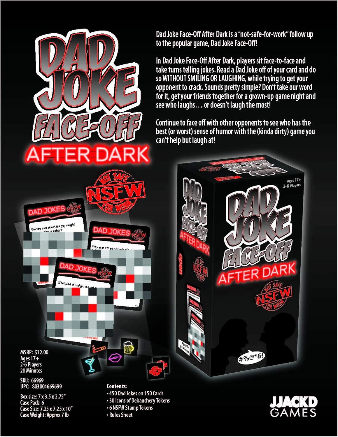 DAD JOKE FACE - OFF AFTER DARK PARTY GAME (NSFW) - GamesLand Canada