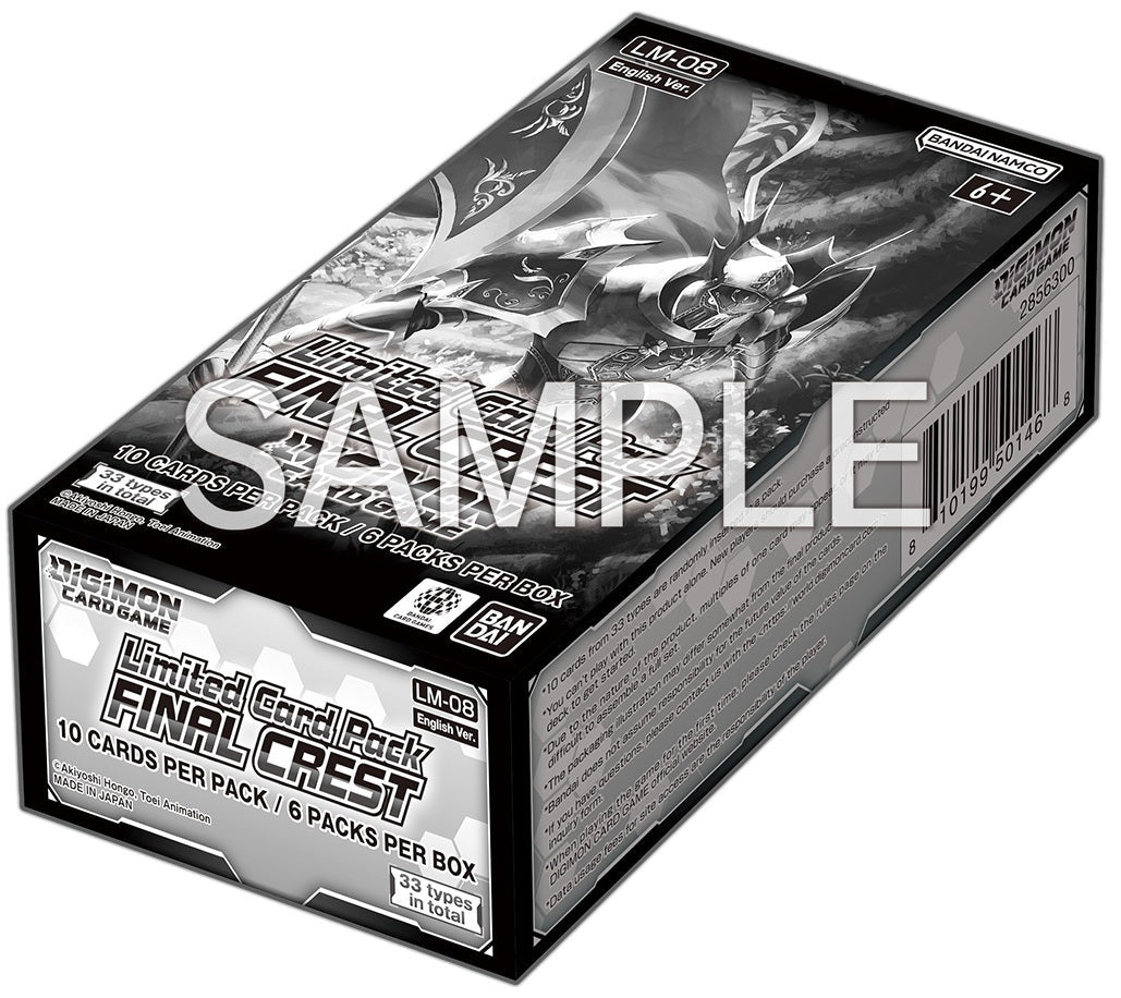 DIGIMON CG LM-08 FINAL CREST LIMITED CARD PACK - GamesLand Canada