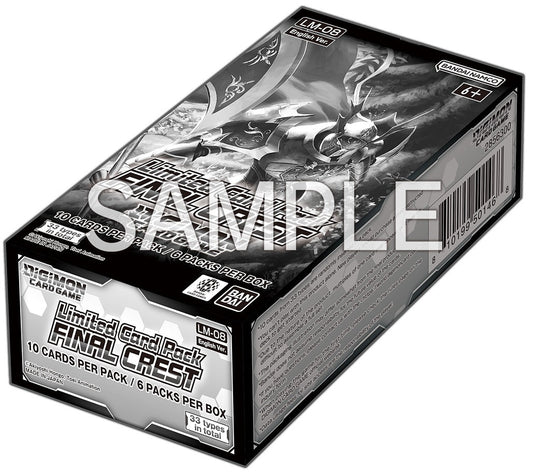 DIGIMON CG LM-08 FINAL CREST LIMITED CARD PACK - GamesLand Canada