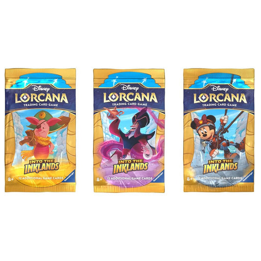Disney Lorcana: Into The Inklands - Booster Pack (1 random pack) - GamesLand Canada