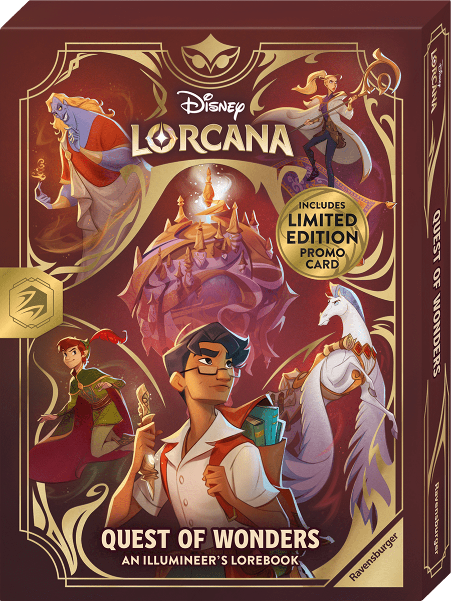 DISNEY LORCANA QUEST OF WONDERS AN ILLUMINEER’S LOREBOOK - GamesLand Canada