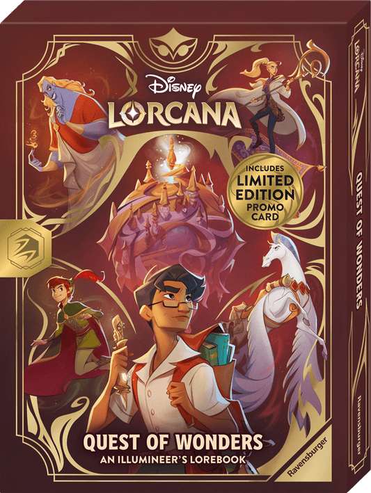 DISNEY LORCANA QUEST OF WONDERS AN ILLUMINEER’S LOREBOOK - GamesLand Canada