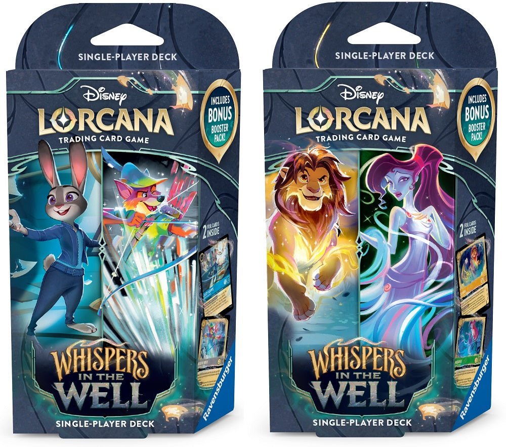 DISNEY LORCANA SET 10 WHISPERS IN THE WELL STARTER DECK - SET OF TWO (PRE - ORDER) - GamesLand Canada