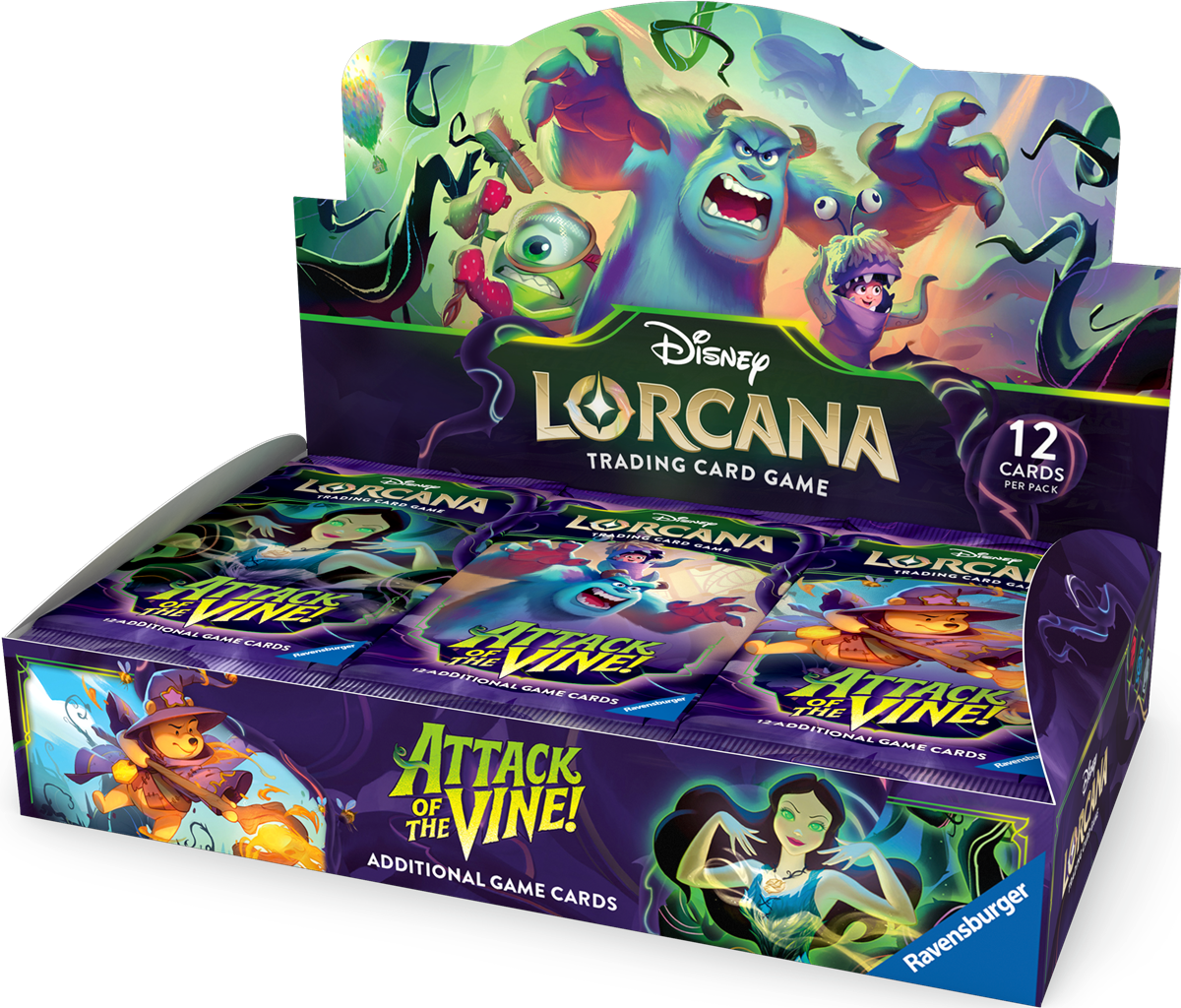 DISNEY LORCANA SET 13 ATTACK OF THE VINE! BOOSTER BOX (PRE-ORDER) - GamesLand Canada