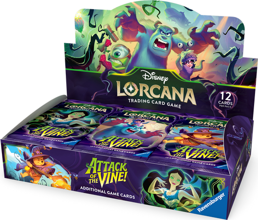 DISNEY LORCANA SET 13 ATTACK OF THE VINE! BOOSTER BOX (PRE-ORDER) - GamesLand Canada