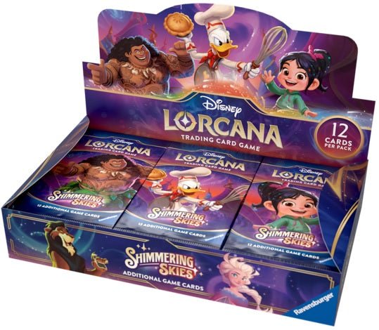 Disney Lorcana TCG: Shimmering Skies Booster Box - 24 Packs - GamesLand Canada