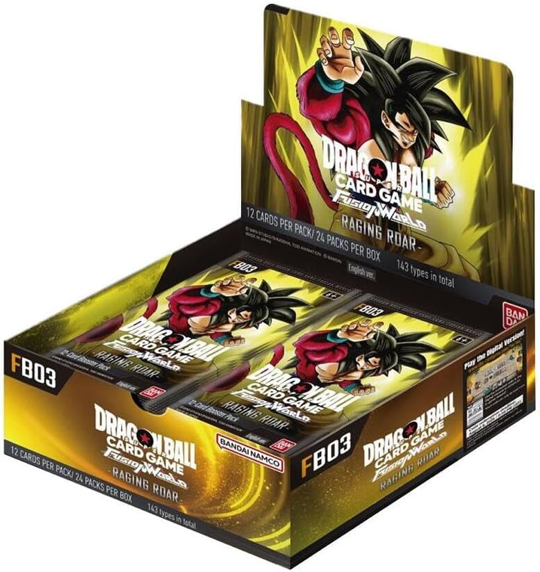 Dragon Ball Super - Fusion World FB03 Raging Roar Booster Box - GamesLand Canada