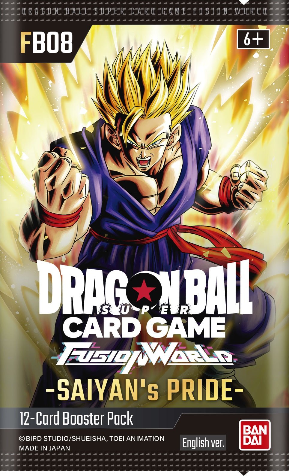 Dragon Ball Super - FUSION WORLD FB08 08 SAIYAN'S PRIDE BOOSTER BOX - GamesLand Canada