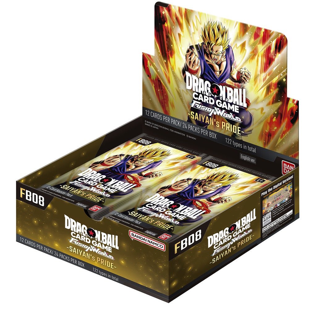 Dragon Ball Super - FUSION WORLD FB08 08 SAIYAN'S PRIDE BOOSTER BOX - GamesLand Canada