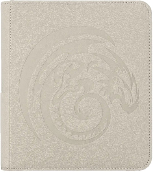 DRAGON SHIELD CARD CODEX ZIPSTER BINDER SMALL WHITE - GamesLand Canada