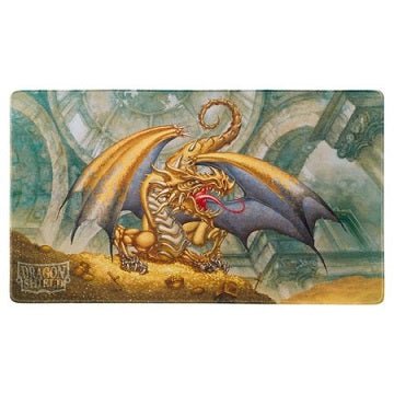 DRAGON SHIELD PLAYMAT LTD ED GOLD GYGEX - GamesLand Canada