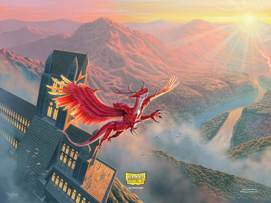 DRAGON SHIELD PLAYMAT LTD ED MATTE YELLOW Logi Royal Knight - GamesLand Canada